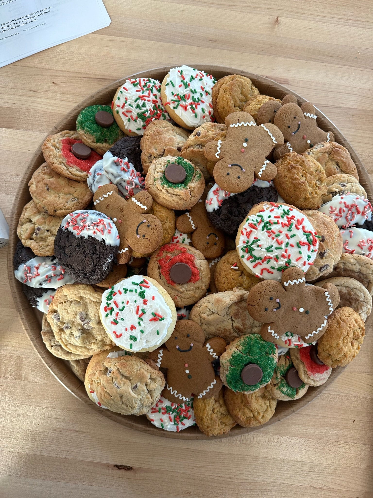 18 inch Assorted Cookie Tray approx. 7 1 2 dozen